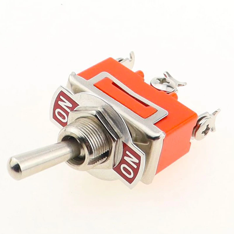 1PCS E-TEN1121 ON-ON Latching Toggle Rocker Switch 15A 250VAC SPDT 3 Terminal Pin