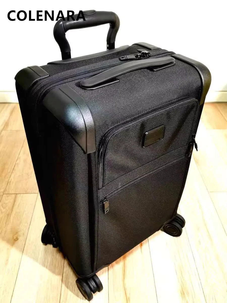 COLENARA Luggage Travel Bag 20 Inches Business Trolley Case Men's Boarding Box Oxford Cloth Universal Wheel Rolling Suitcase
