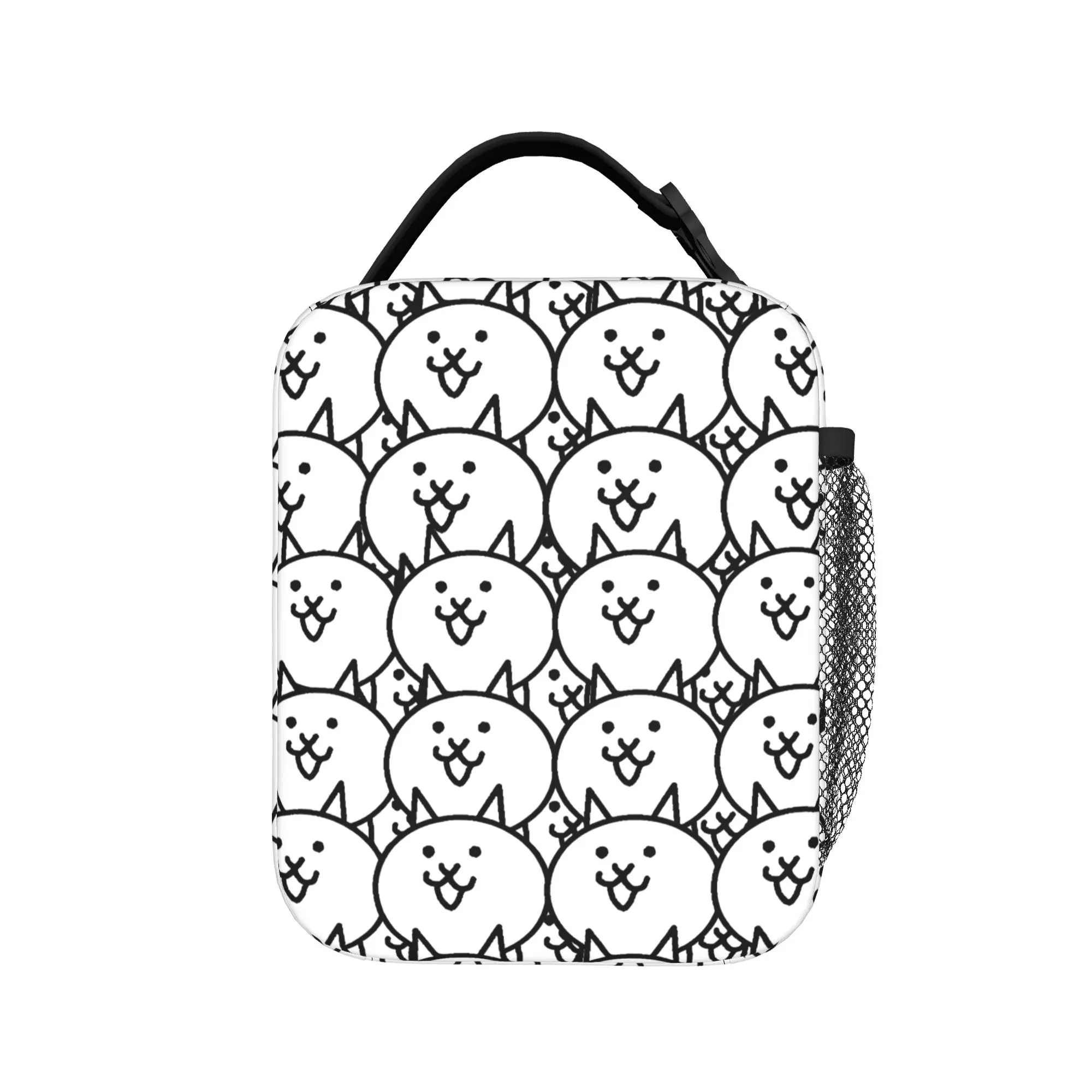 The B-Battle C-Cats Insulated Lunch Bags Thermal Bag Reusable,Meal Container Kitten Large Tote Lunch Box Men Women Outdoor