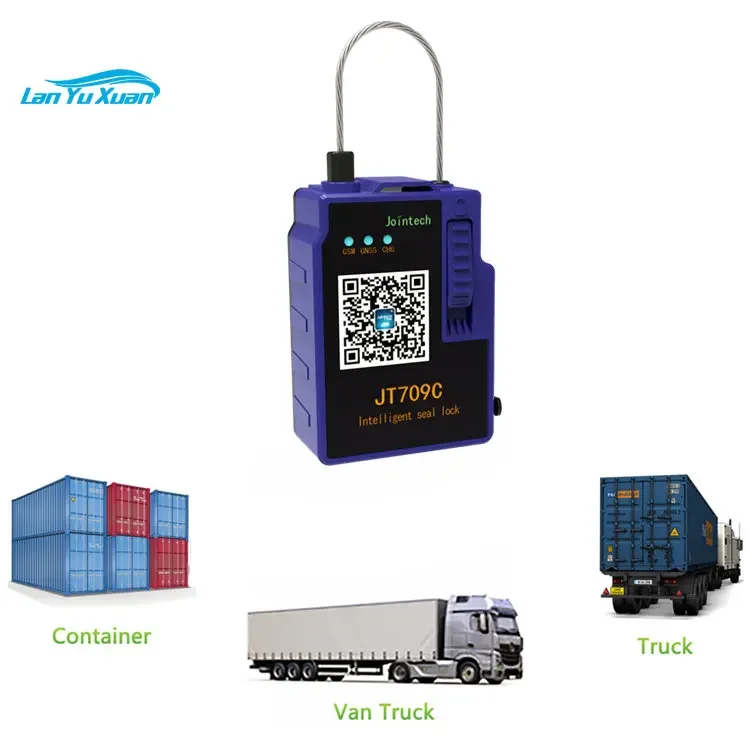 

Jointech JT709C gps smart tracker fleet tracking container lock with software