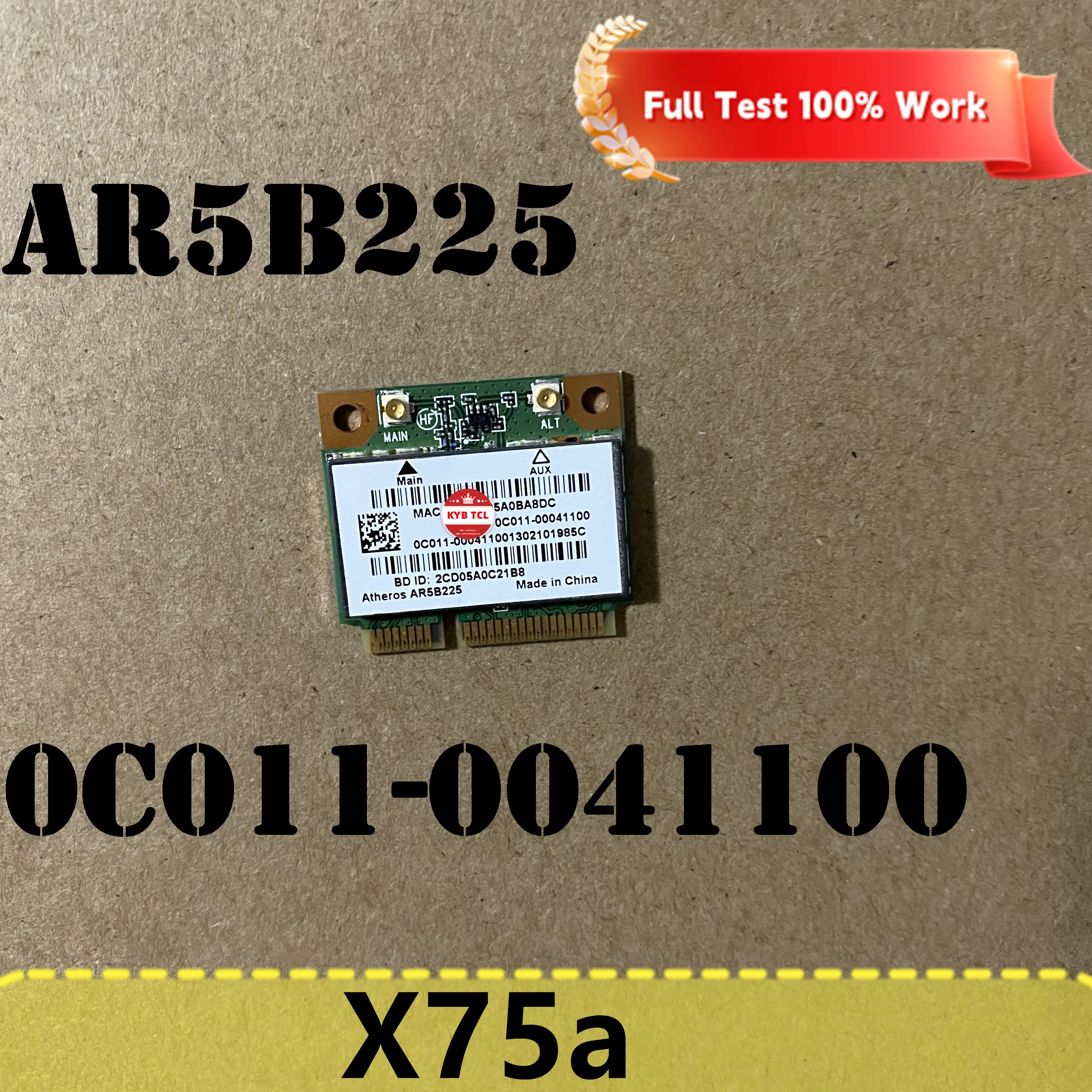 0c011-00042100 Genuine Original Laptop Wireless Card WiFi For ASUS X75a Series