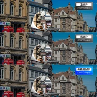 Techage UHD 4K 8MP 4MP 5MP IP Camera Red-Blue Light Alert Human Detection  POE Security Protection Video Surveillance Camera 5