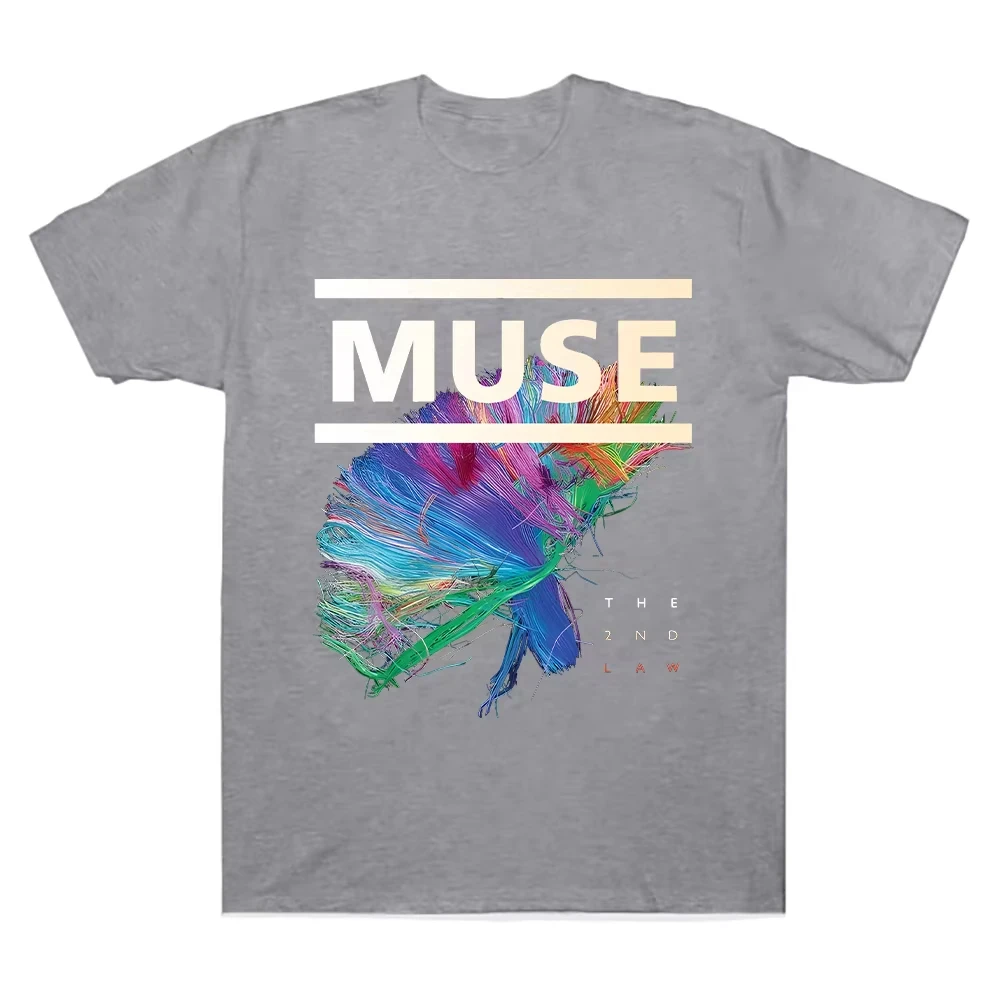 Muse The 2nd Law T-Shirt Rockband Muse Hochwertige Baumwollkleidung Unisex High Street Oversized Tops Sommer Gothic Streetwear – Detail 6