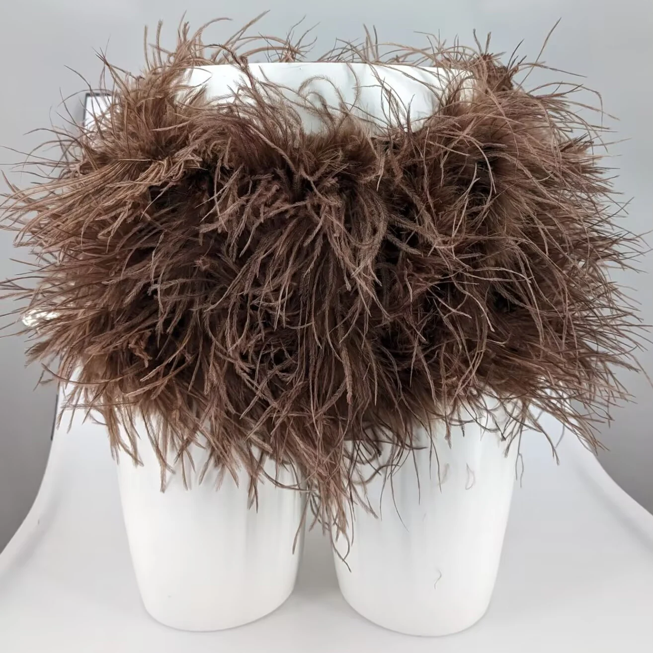 Natural Ostrich Fur Feather Shorts Hot Pants for women korean Club