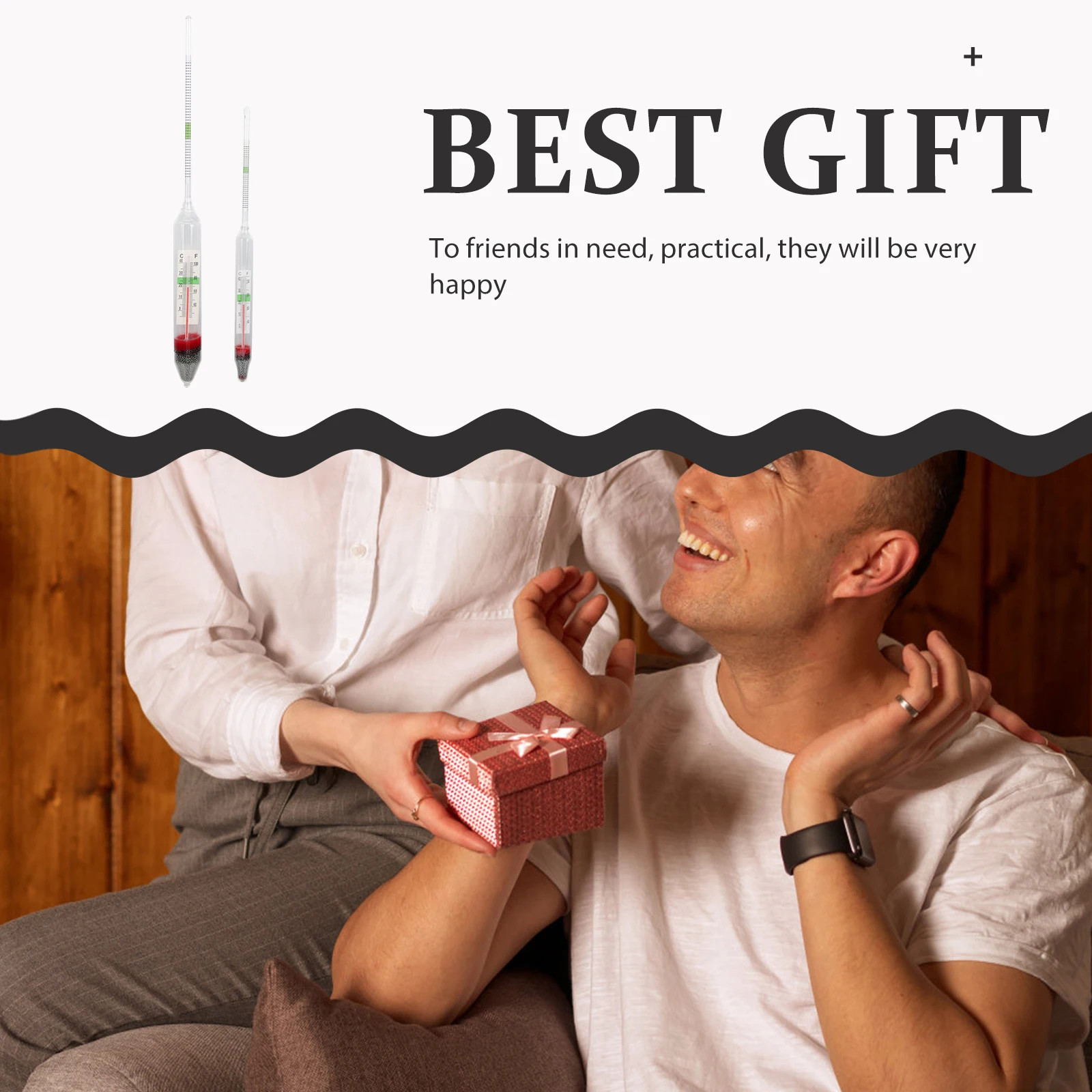 

1 set 1 Set Glass Hydrometer For Aquarium Salt Water Testing Tool Fish Tank Salinity Meter Densitometer Water Quality Tester