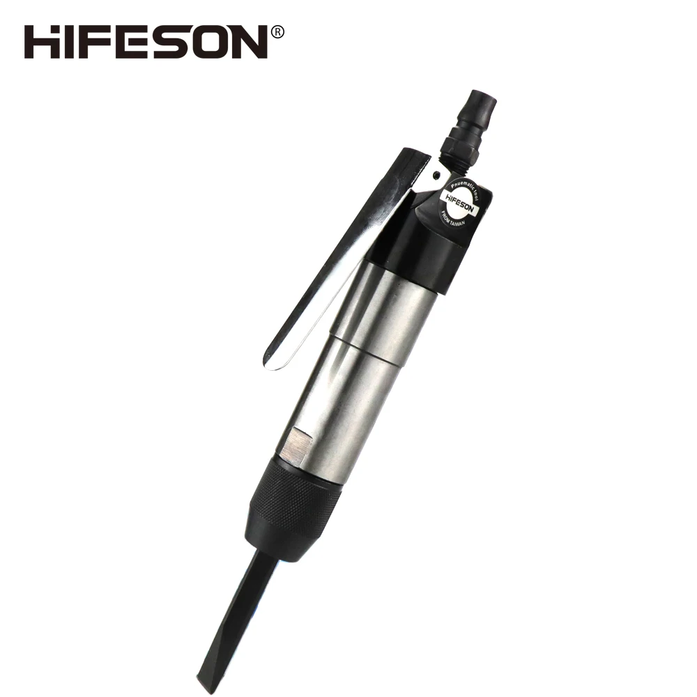 HIFESON Straight Pneumatic Shovel Air pick Rust Remover Machine Spatula Air Hammer 4800BPM Industrial Grade Smooth Repair Tool