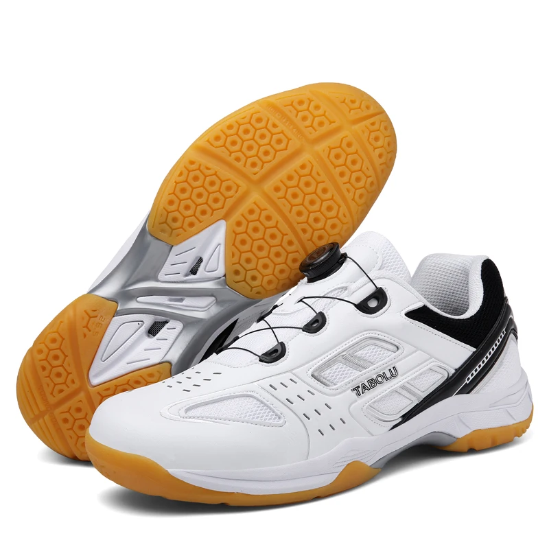 

Men's Professional Tennis Shoes Breathable Badminton Indoor Anti-Slip Pingpong Training Sneakers Comfortable Sport Footwear