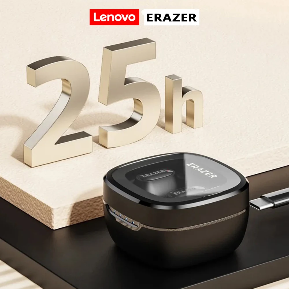 لينوفو ERAZER XT62 Pro سماعة رأس لاسلكية الكمون المنخفض HIFI الصوت سماعة أذن تستخدم عند ممارسة الرياضة مع ميكروفون HD المكالمات 300mAh شحن #4