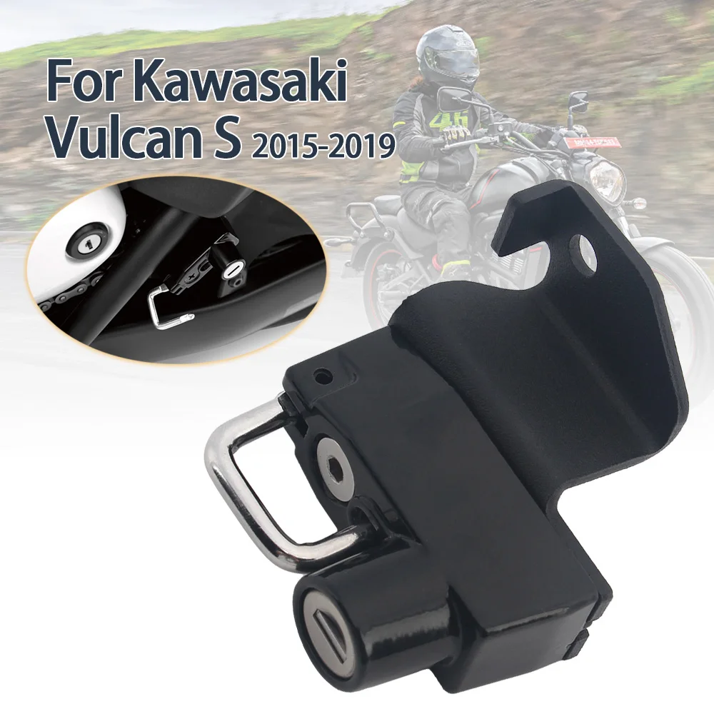 Motorcycle Helmet Lock Mount Hook For Kawasaki VN650 Vulcan S 650 VULCAN S Motorbike Accessories Helmet Anti-theft Security Lock