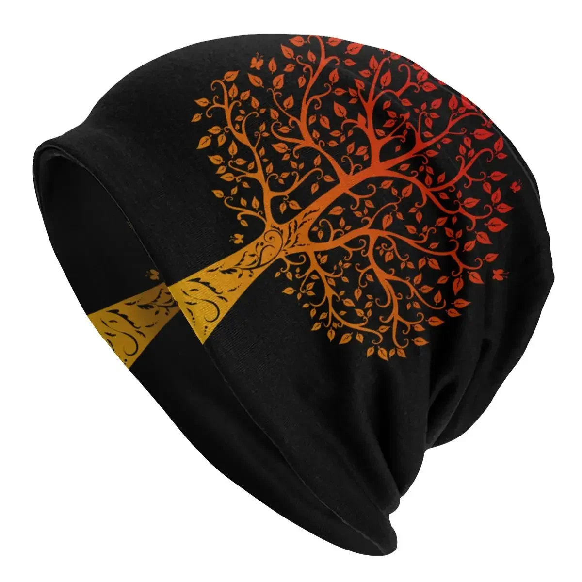 Tree Of Life Beanies Pullover Cap Comfortable , Adult Men's Woman Knit Hat