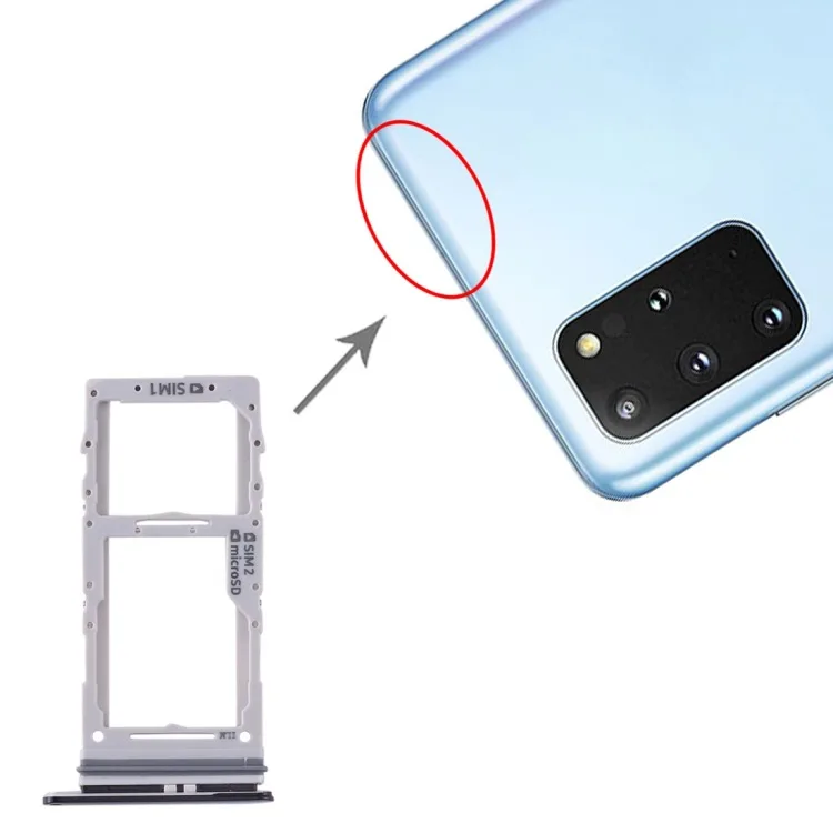 Dual SIM Card Tray For Samsung Galaxy S20PLus SM-S986B SM-S986U SM-S986N Nano S20+ SIM Holder Replacement Part