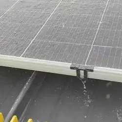 Solar Panel Water Drainage Clips 30x Water Guide Buckle Panel Frame Cleaning Clips Photovoltaic Panel Water Guide Auto Remove