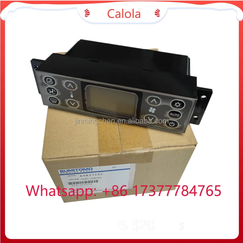KHR27250 KHR27251 KHR72900 AC Control Panel for SH130-6 SH200-6 SH210-7 LBX210X4 LBX350X4
