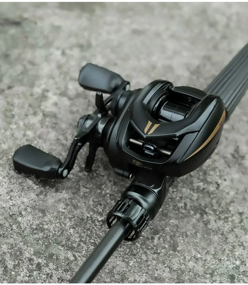 CHILENT Bumblebee Baitcasting-Rolle Ultraleicht Kurze Achse Anti-Rückstoß Lange Wurfweite Micro Lure Stream Allzweck-Angelrolle – Detail 30