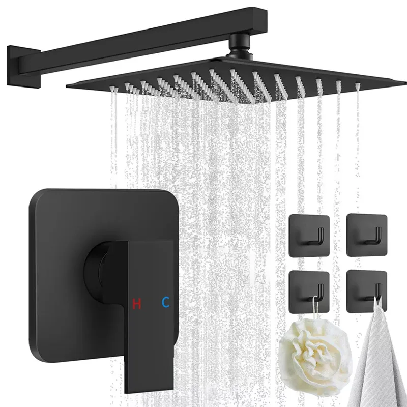 concealed-shower-recessed-shower-set-wall-mounted-pre-embedded-hot-and-cold-mixing-valve-stainless-steel-shower-head