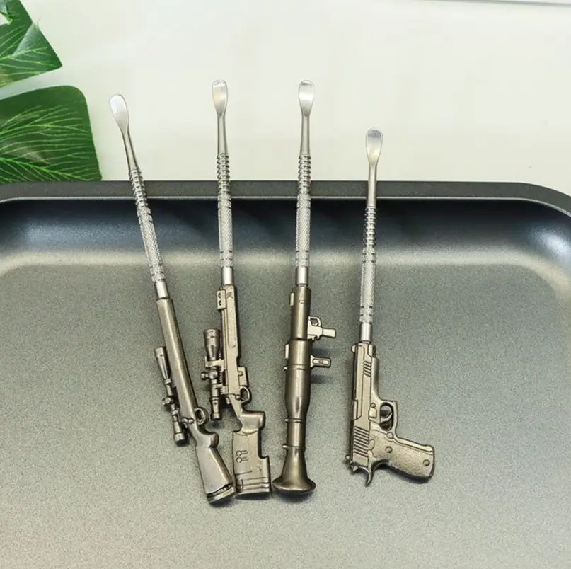 NEW Arrival Stainless Steel Wax Oil Tool Spoon Mini Tools Spoon