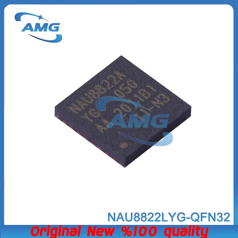 

1PCS NAU8822LYG NAU88C22YG NAU8822AYG QFN32 NAU8822LY NAU8822L NAU8822 8822LYG 8822LY 8822L 8822 stereo audio decoding IC chip