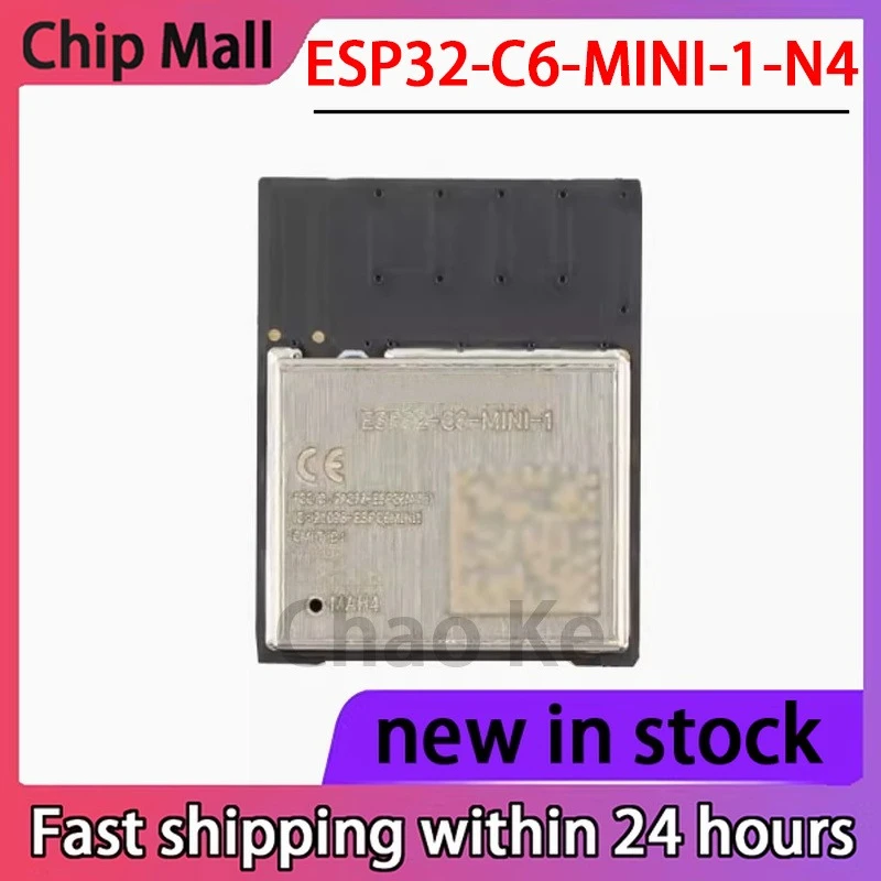 

1PCS ESP32-C6-MINI-1-N4 2.4GHz Wi Fi 6 Bluetooth