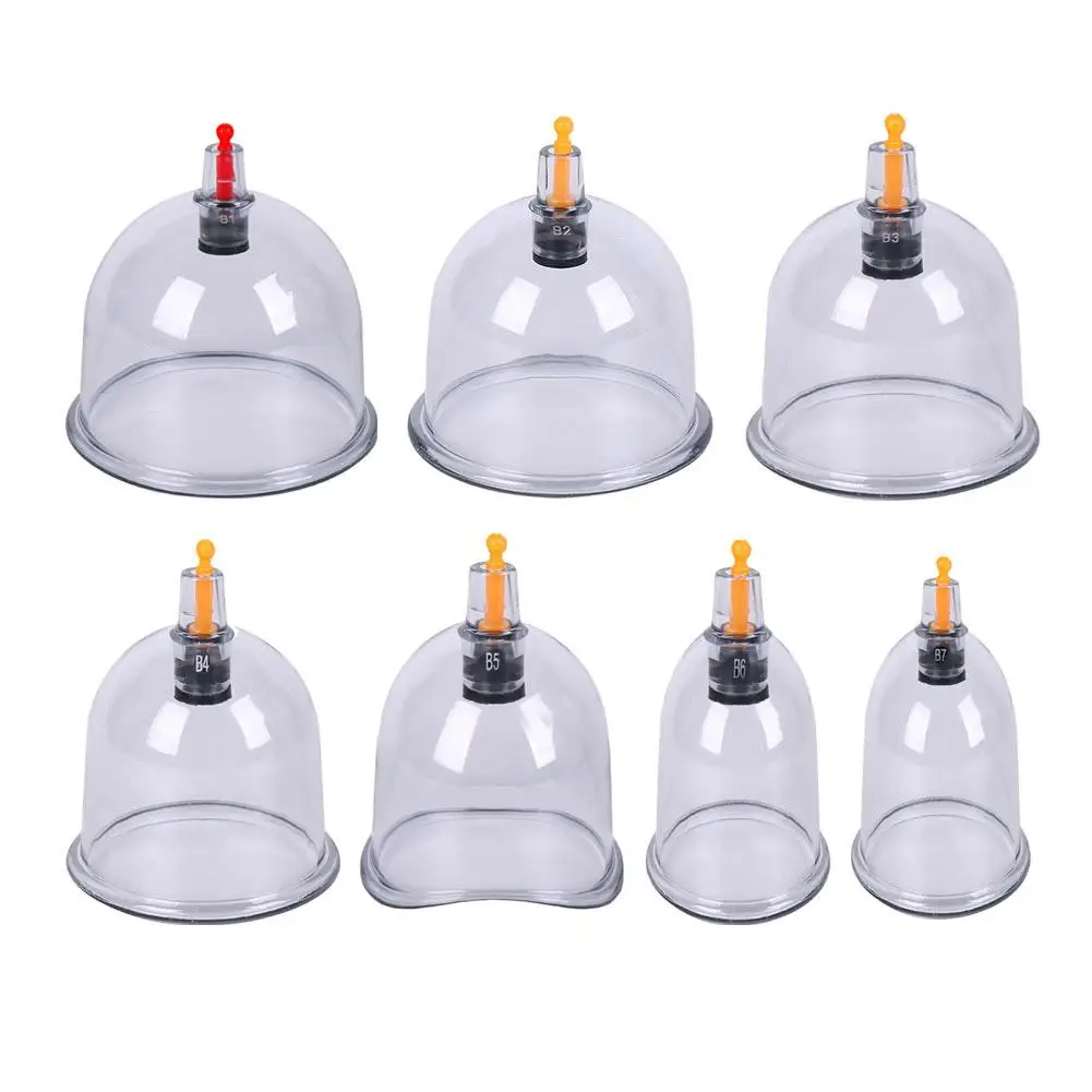 30mm-78mm Vakuum Schröpfen Massage Jar Dosen Chinesische Medizin Physiotherapie Anti-Cellulite Saugnäpfe Körper Massager gesunde Pflege