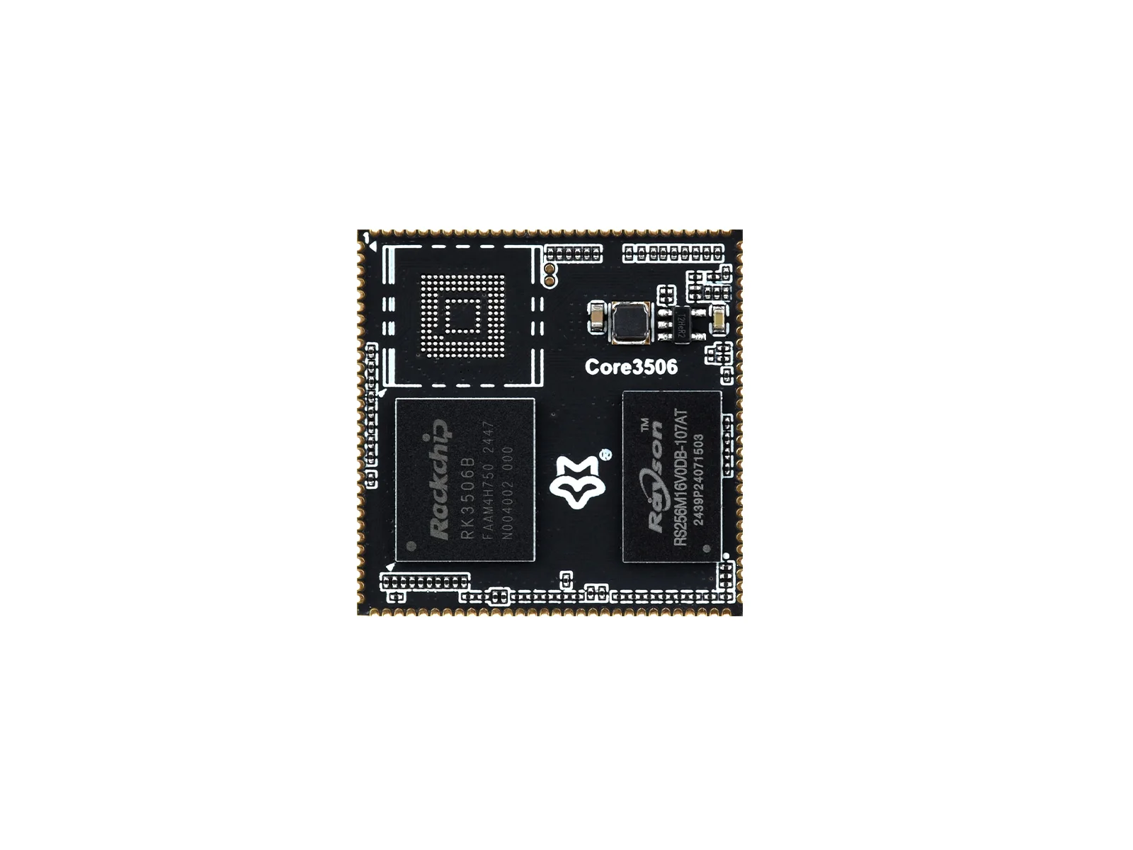 

Основная плата Luckfox Core3506 на базе чипа Rockchip RK3506B, встроенная 512 МБ DDRL3, встроенная трехъядерная ARM Cortex-A7 и ARM Co.