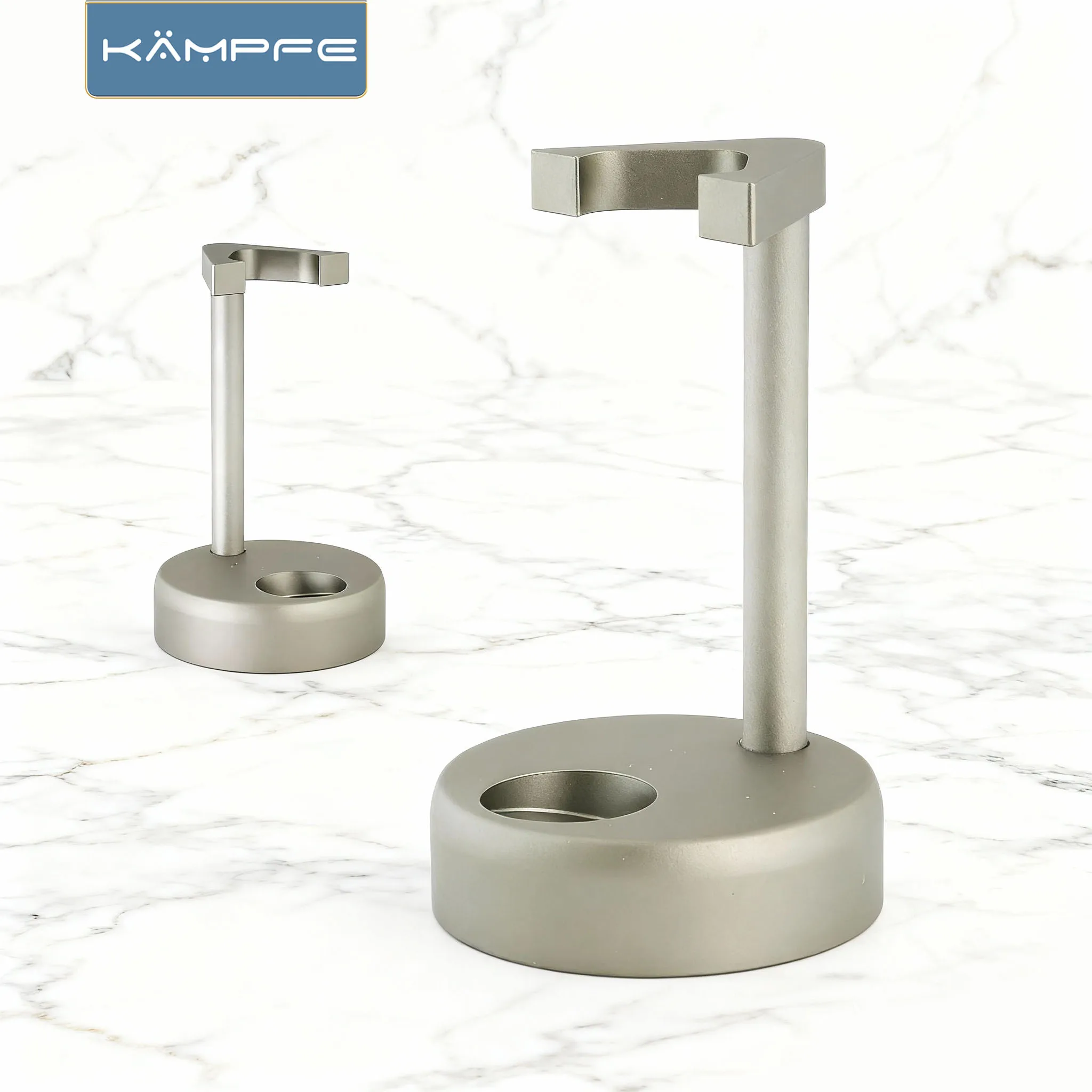 KAMPFE Safety Razor Stand, Men's Aluminum Alloy Shaving Razor Base Holder