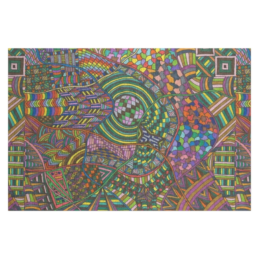 

Tangle of Color Jigsaw Puzzle Wooden Animal Custom Wood Customized Photo Animal Puzzle