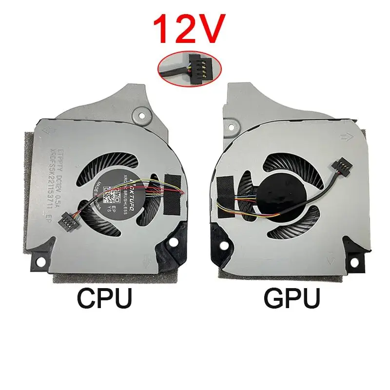 Вентилятор охлаждения ЦП для ноутбука, 12 В