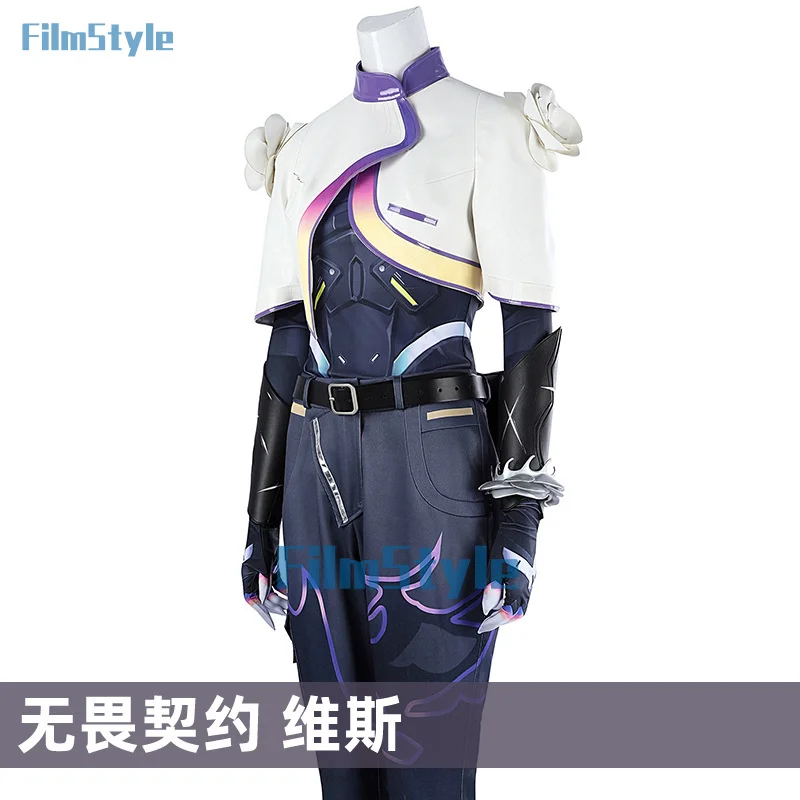 FilmStyle Valorant Vyse Cosplay Costume Uniform Halloween Carnival Party Christmas Play Role Clothes Clothing for Men