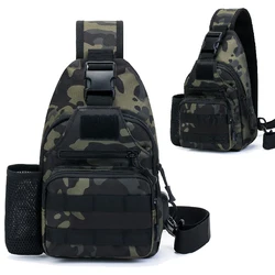 Outdoor Hunting Camping Fishing Moore Army Hiking Chest Strap Bag Military Tactical Shoulder Bag Men's Hiking Nylon Backpack