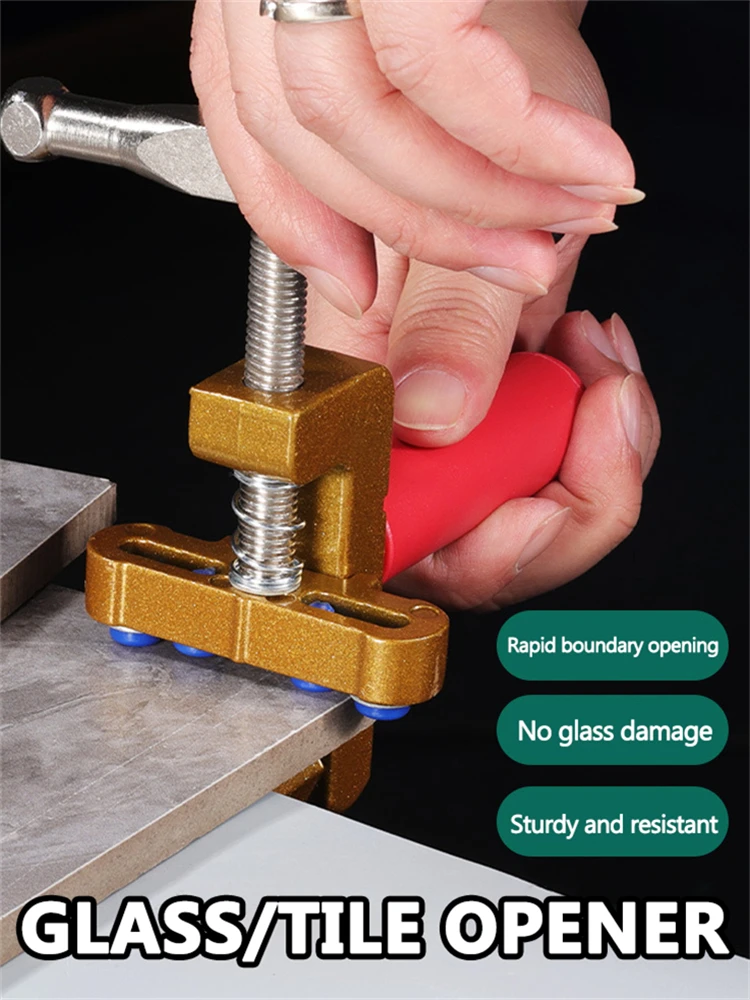 2 in 1 Glass Tile Cutter/Ceramic Tile Cutter Opener Breaker Cuts 3-15mm Thick Tile Wheel Diamond Roller Cutting Hand Tools