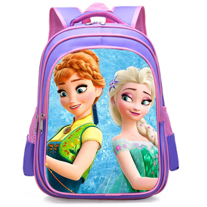 16 inch Mochila Kpop Frozen Elsa Princess School Bag For Kids Girls Book Backpack Children School Bag College Schoolbag Travel