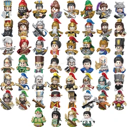 MOC Chinese History Romance of the Three Kingdoms Hero action figures Mini Assembled Building Blocks toys for children gifts