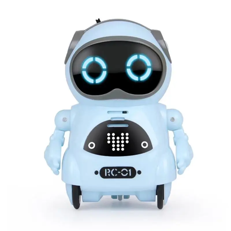 Pro Pocket RC Robot Talking Interactive Voice Recognitions Record Singing Dancing Remote Control RC Robot For Kid