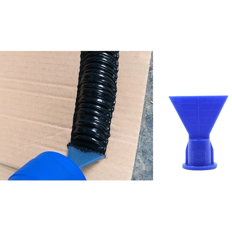 Imagem -06 - Venda Quente Onda Forma Cone de Silicone para Cartucho Calafetagem Peça de Reposição Bico Spray Ponta para Selante Dispenser Seringa Acessório 10pc