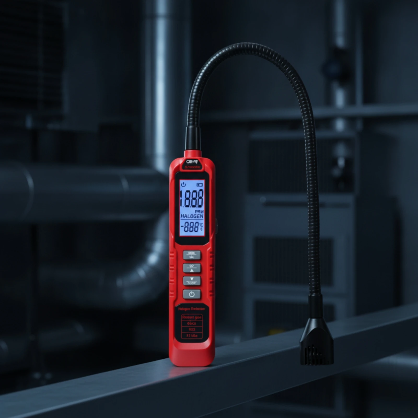 Refrigerant Leak Sensor Handheld Freon Leak Sensor Audible Visual for HVAC Technicians, HVAC Repair, Refrigerator Maintenance