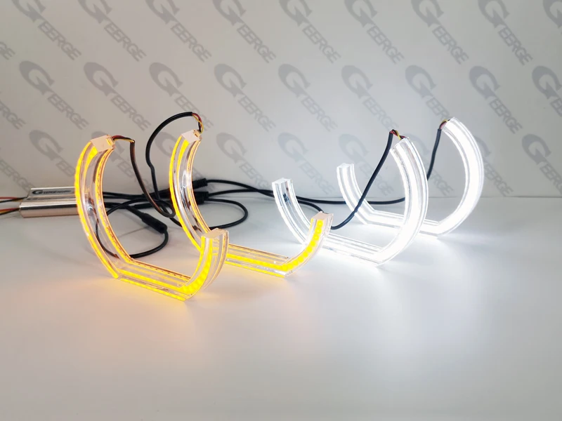 For Jeep Grand Cherokee WJ WG 1999 2000 2001 2002 2003 2004 Ultra Bright Day Light Turn Signal DTM LED Angel Eyes Kit Halo Rings