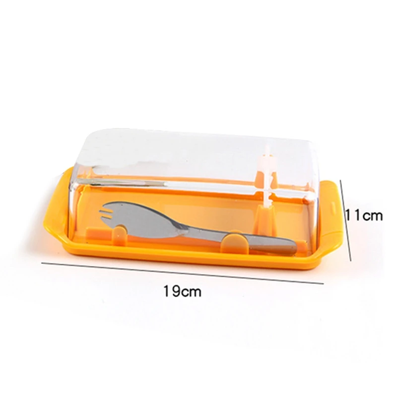 SEWS-Butter Container Cheese Server Sealing Storage Keeper Tray With Lid Kitchen Dinnerware For Cutting Food Butter Box