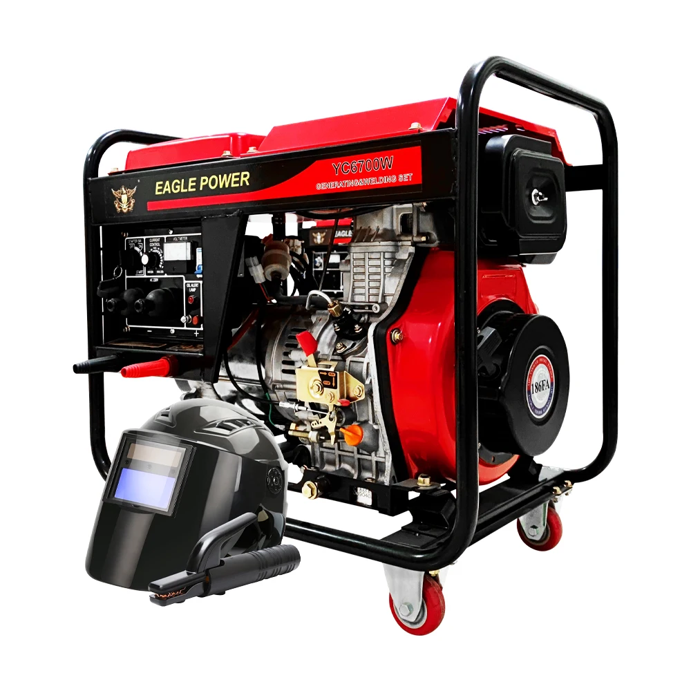 2.5kw 200A 186FA engine  generator welding machine