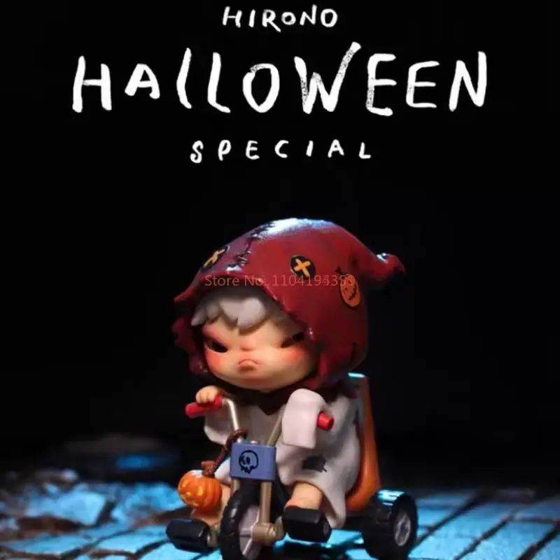 Em estoque genuíno anime hirono halloween pendurado modelos de cartão multi-estilo presente limitado decoração de mesa coleção modelo brinquedos