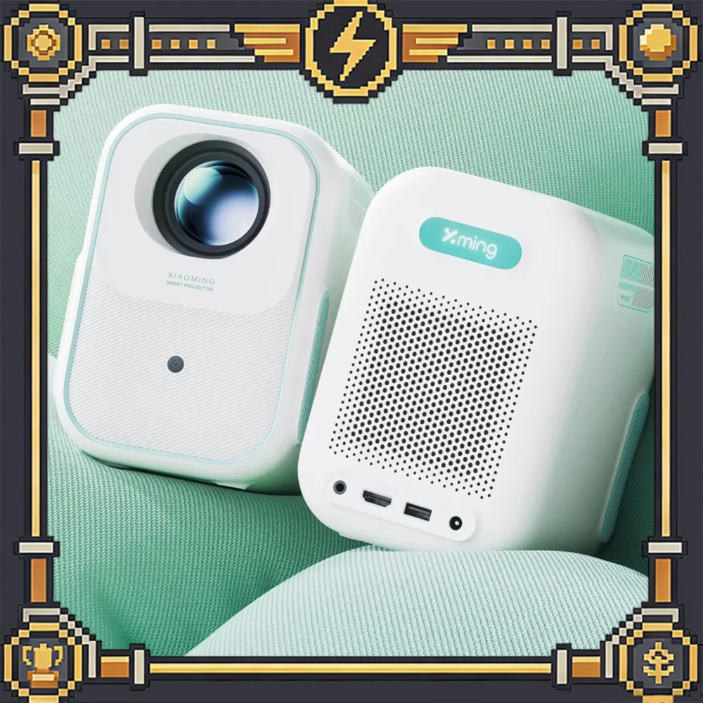 

Проектор XMING Q5 1080P 450 CVIA с адаптацией цвета к стене, контрастностью 1500:1, интеллектуальным обходом препятствий