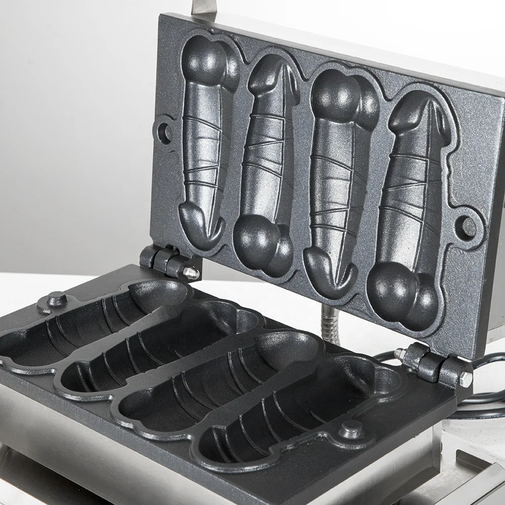 عالية الجودة التحكم في درجة الحرارة التجارية القضيب الهراء صانع آلة ديك آلة الوافل