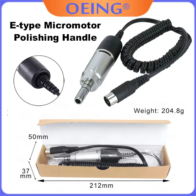 Dental Grinder, Engraving, and Polishing Heads; Electric Motor-Powered Low-Speed Grinder Handles; Dental Instrument Materials