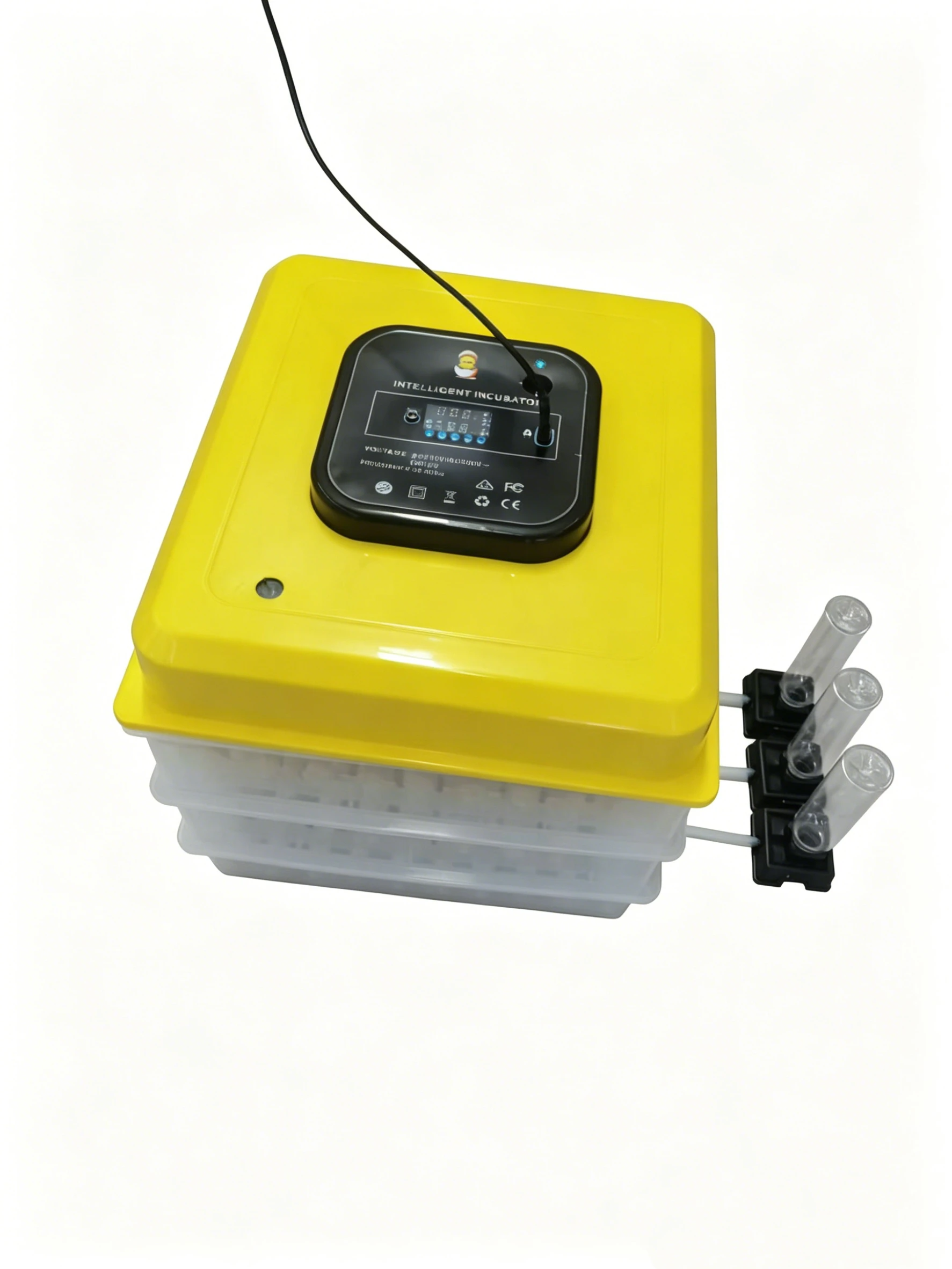 Small Dual Power Egg Incubator For Home Use With Temperature And Humidity Display Automatic Egg Turning Function