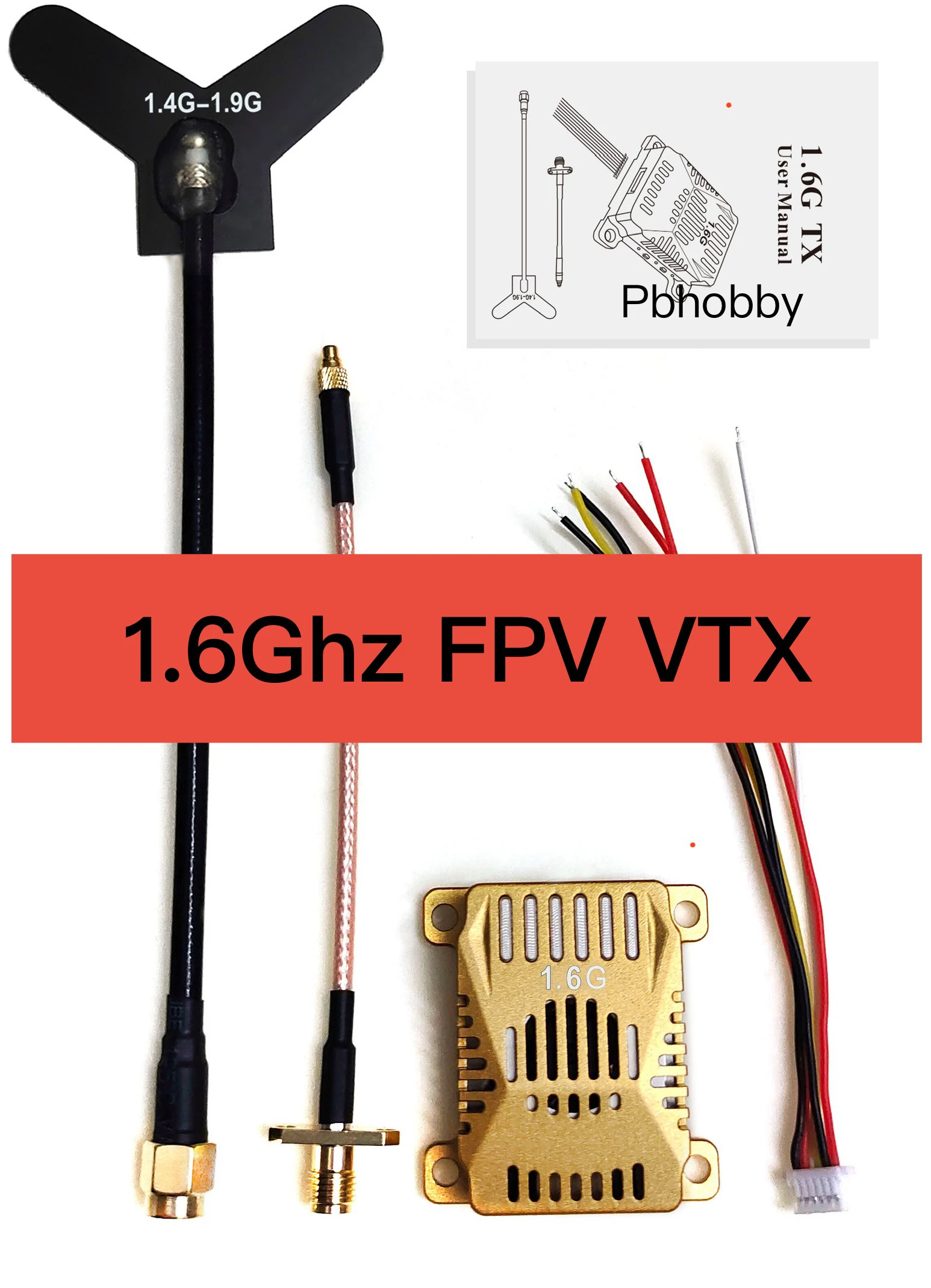 

1.6G FPV VTX VRX 3w Image Transmission Transmitter Receiver Long Distance Accs Time Traveling Machines Video Receiver Parts