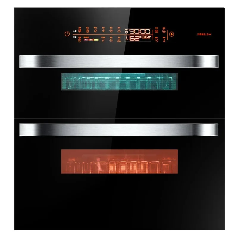 Armadio di disinfezione elettrico 220v Stoviglie di grande capacità per uso domestico incorporato Armadio di disinfezione ad alta temperatura intarsiato Spe