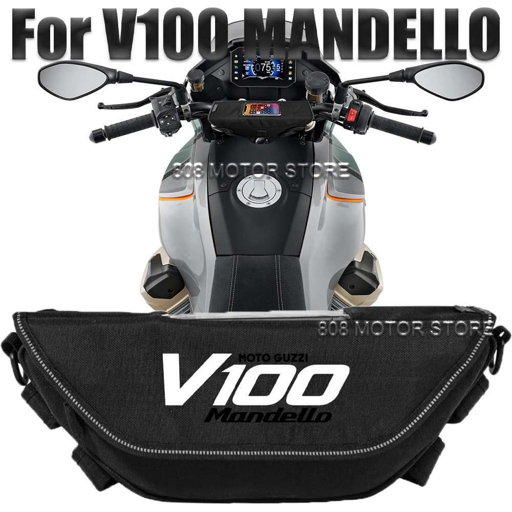 

For Moto Guzzi v100 mandello Motorcycle accessories tools bag Waterproof And Dustproof Convenient travel handlebar bag