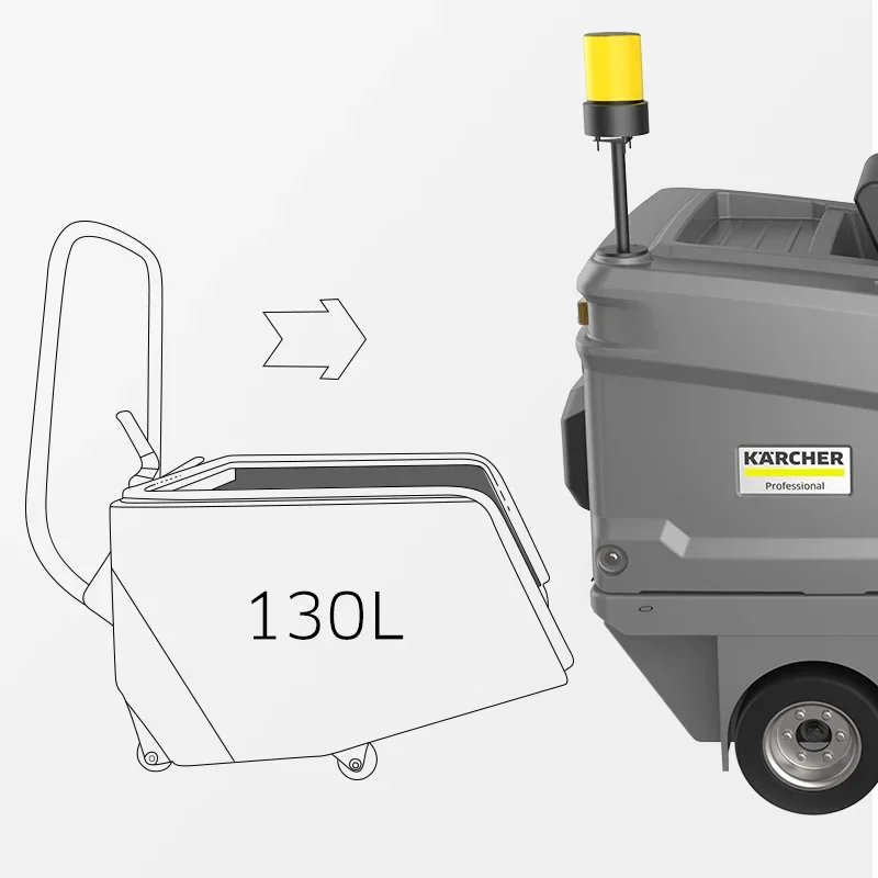 for ride-on property cleaning sweeper multi-scene large-area sweeper KM 130/130