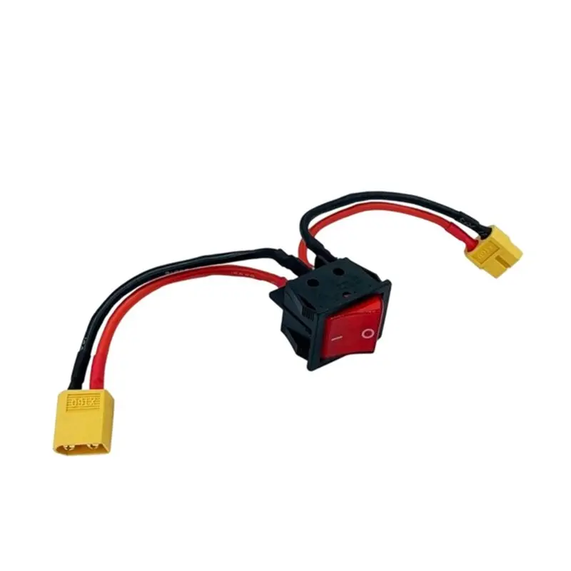

A07T-XT60 Plug Battery Main Switch 14AWG Wire Connector For RC For Fishing Bait Boat