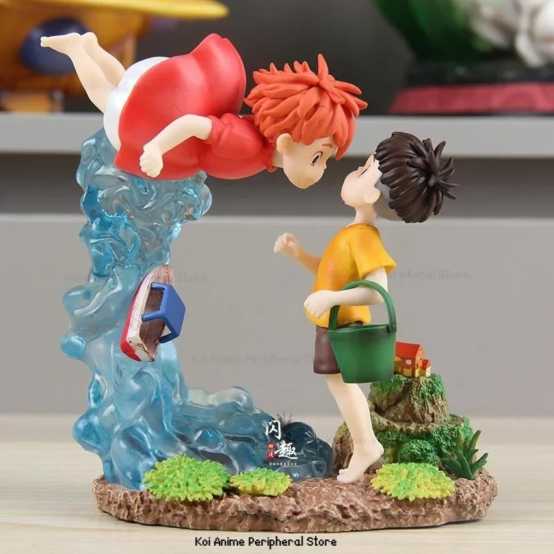 Nieuwe Ponyo op De Uif Figuur Ponyo Sousky Seagal Figuur Pvc Gk Standbeeld Anime Action Beeldje Model Pop Collectie Speelgoed Kid Gift