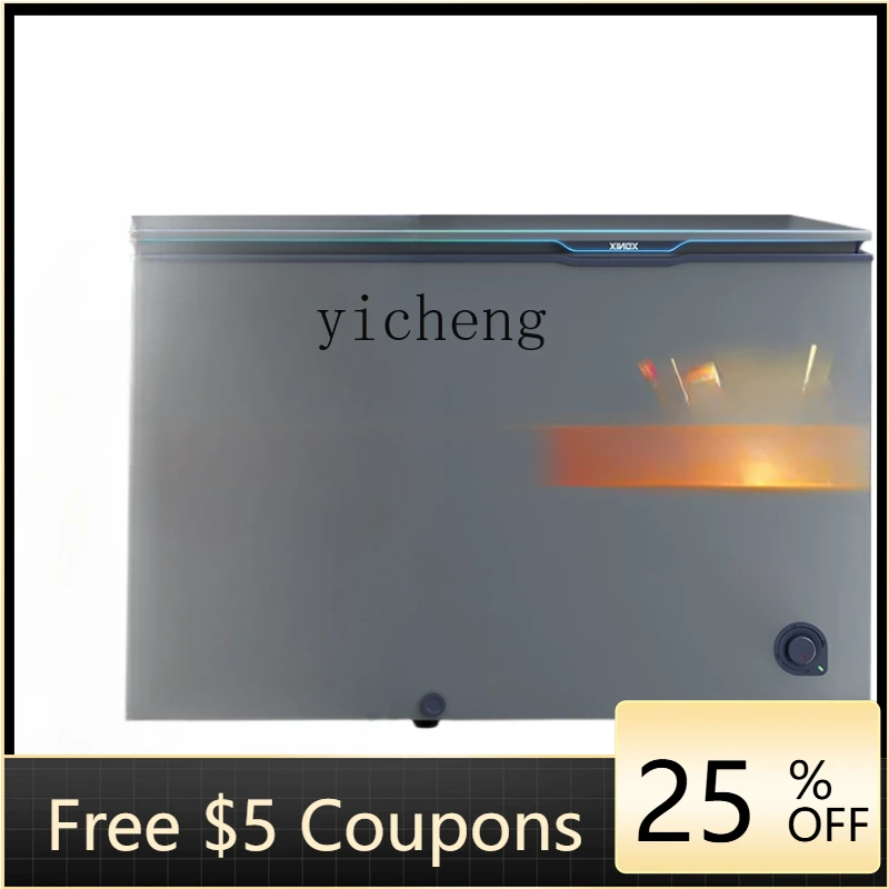 

AA Zk200 L Thin Door Freezer Household Living Room Small Fresh-Keeping Frozen Mini Freezer Kitchen Energy Saving